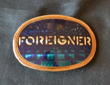 Men's Belt Buckle Novelty Rock Music Band Foreigner 1977