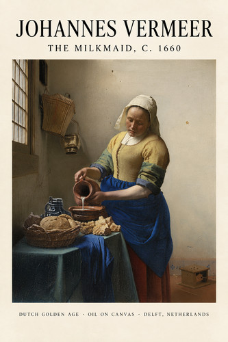Johannes vermeer the milkmaid - johannes,