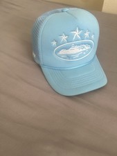 Corteiz Baby Blue Trucker Cap