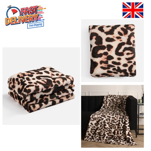 Luxurious leopard print - print, fleece