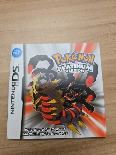 Pokemon platinum manual - platinum,