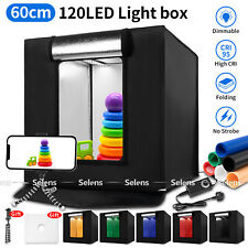 PULUZ 24" Portable Photo LED Light Box Tent Cube Shooting Photography Kit