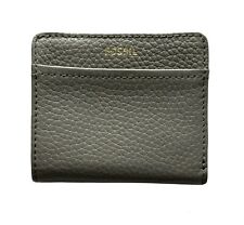 Fossil Minimalist Leather Bifold Wallet - Light Grey