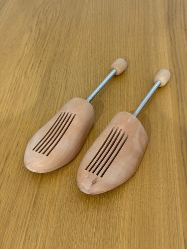 Wooden shoe trees - shoe, trees/shapers