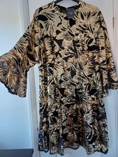 JOANNA HOPE 24 GOLD SEQUIN DESIGN  EVENING DRESS COCKTAIL PARTY  NEW £120