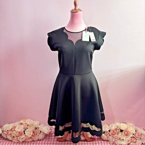 Ted baker sharlot black mesh - ted,