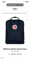 Fjallraven Kanken Classic Navy