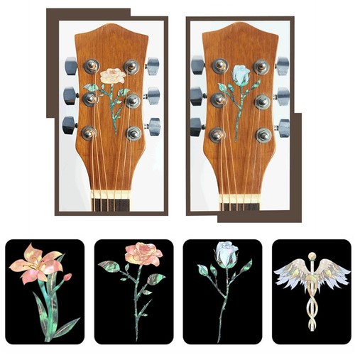 Vibrant guitar headstock inlay - guitar,