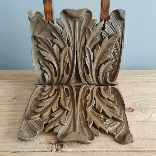 Pair decorative acanthus - pair,
