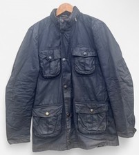 Barbour Corbridge Men's Black Hooded Wax Jacket - Small