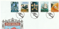 2003 GB Royal Mail British Pub Signs Illustrated FDC - issued 12 August 2003