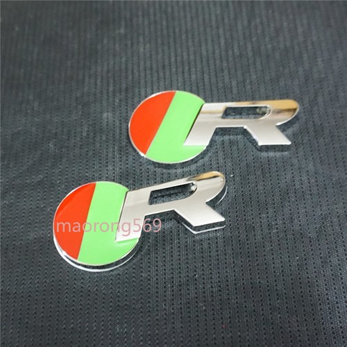Chrome silver red - silver, green