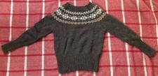 TOAST FAIRISLE  SWEATER SIZE S