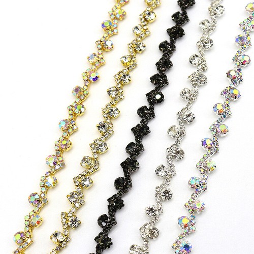 Yards rhinestone trim chain - rhinestone,