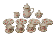 Dolls House Tea Set Cherry