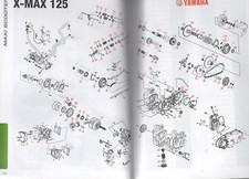 1B9-E7632-01 Centrifugal Mass Yamaha X-Max 125 R ABS 11/12