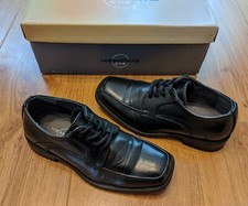 Boys Black Leather Lace Up Shoes UK Boys Size 13 By Memphis One Deichmann BOXED