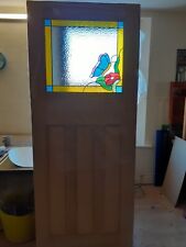 stained glass internal door