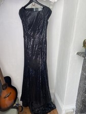 Black Sequin Ball Gown Prom