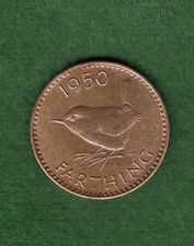 British Farthing 1950 Jenny
