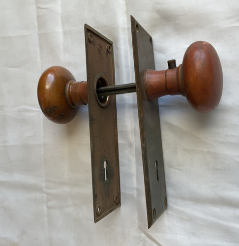 Antique mortise door cast