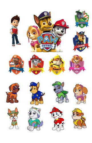 Paw patrol edible - edible, cupcake