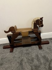 Vintage Wooden Rocking Horse