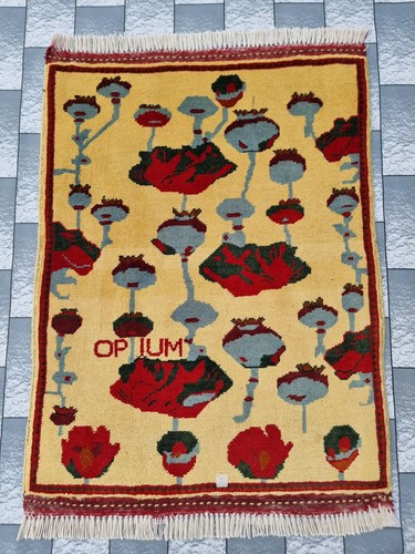 Opium rug afghan - opium, handmade