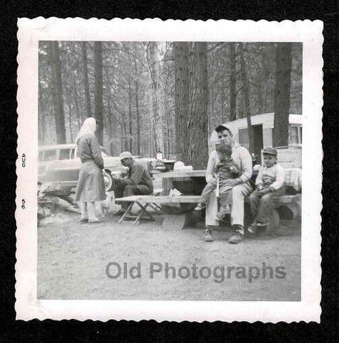 Woods family camping camper - camping,
