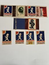 SOLSTICKAN  SWEDISH SELECTION  -3 Matchbook Skittles  + 4 Labels See Scans