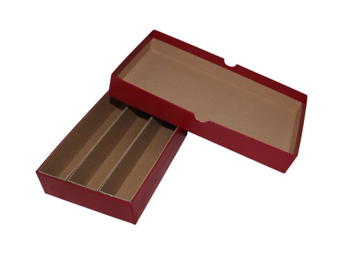 Triple row coin box - box,