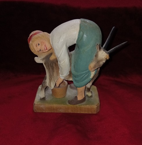 Vintage henning carved painted - vintage,