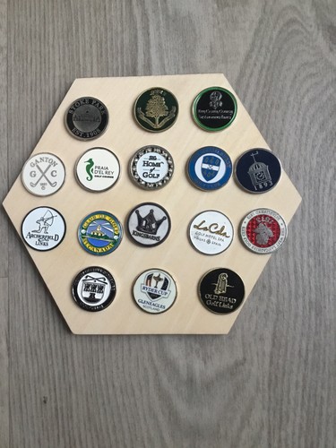 Golf ball marker - 16, display