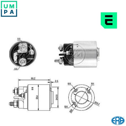 Solenoid switch starter zm3497 - switch,