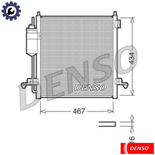 Condenser air conditioning - condenser,