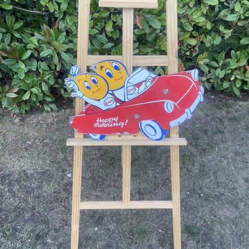 Esso happy motoring enamel - esso,