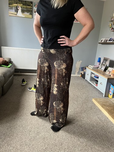 Zara brown snakeskin effect