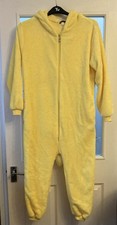 (S, Pikachu) Unisex Adult Pajamas Cosplay Costume Sleepwear Nightwear