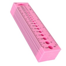°10Pcs Knitting Needle Gauge
