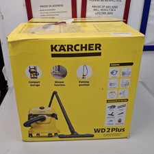 Karcher WD 2 Plus Wet & Dry Vacuum Cleaner - OPENED BOX 