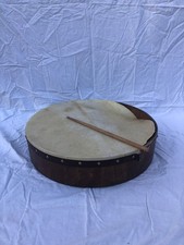 Used Bodhran drum with back crosspiece - large size