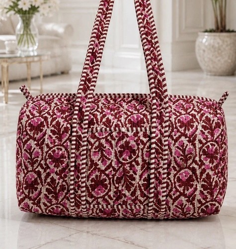 Hand made block printed - made,