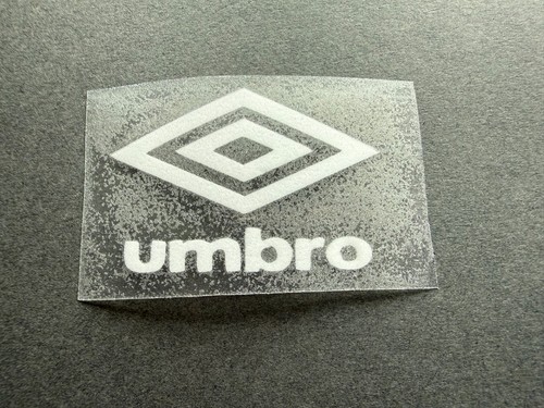 White umbro logo retro - white, for
