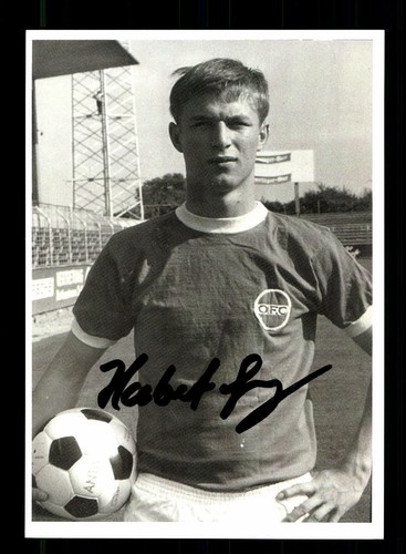 Hubert genz autograph card - hubert,
