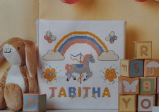 Cross stitch chart: Birth