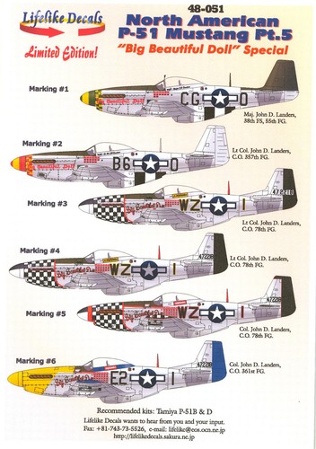 Lifelike decals north - 1/48,