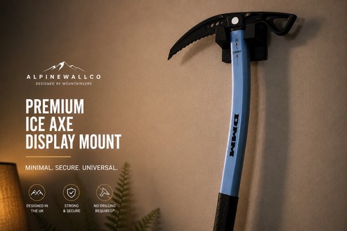 Ice axe wall mount - mount, holder