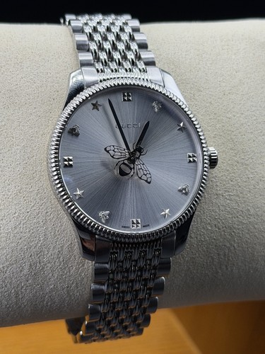 Gucci timeless 36mm ss - gucci, g-timeless