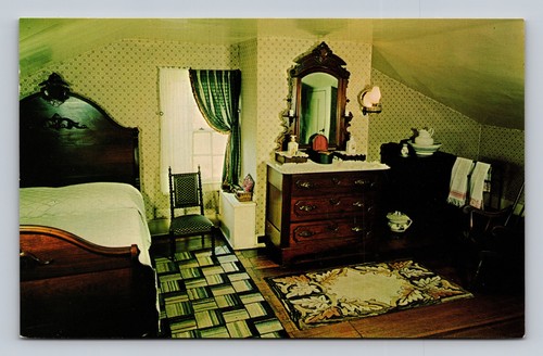 Vintage walnut room bedroom - walnut,
