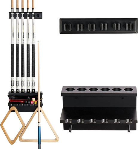 Wall mount pool stick holder - stick,